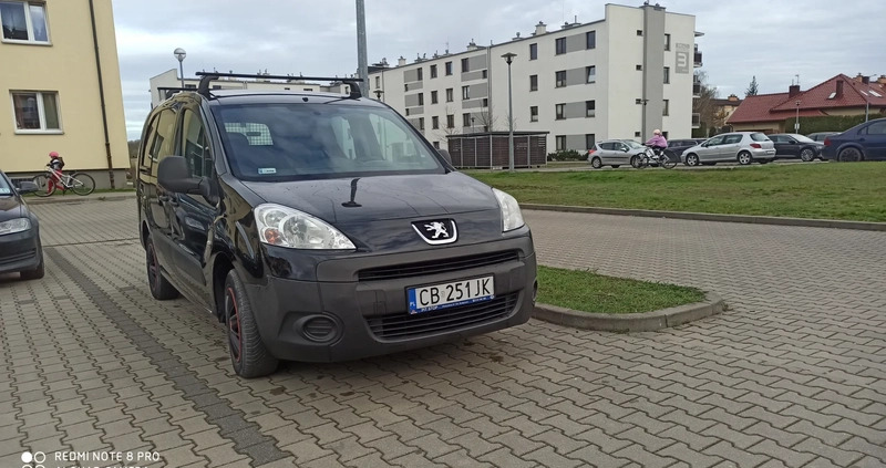 Peugeot Partner cena 14900 przebieg: 273000, rok produkcji 2009 z Bydgoszcz małe 154